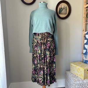 VINTAGE 1980s floral skirt